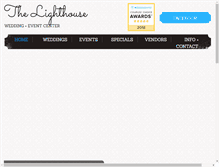 Tablet Screenshot of lighthouseweddingevents.com